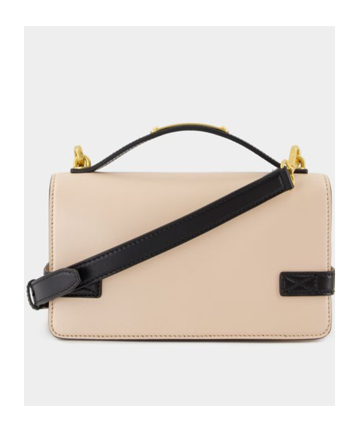Balmain B-buzz 24 Crossbody In Nude