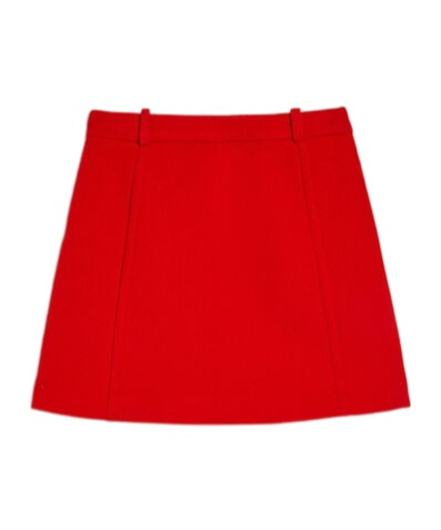 Jil Sander Wool Miniskirt
