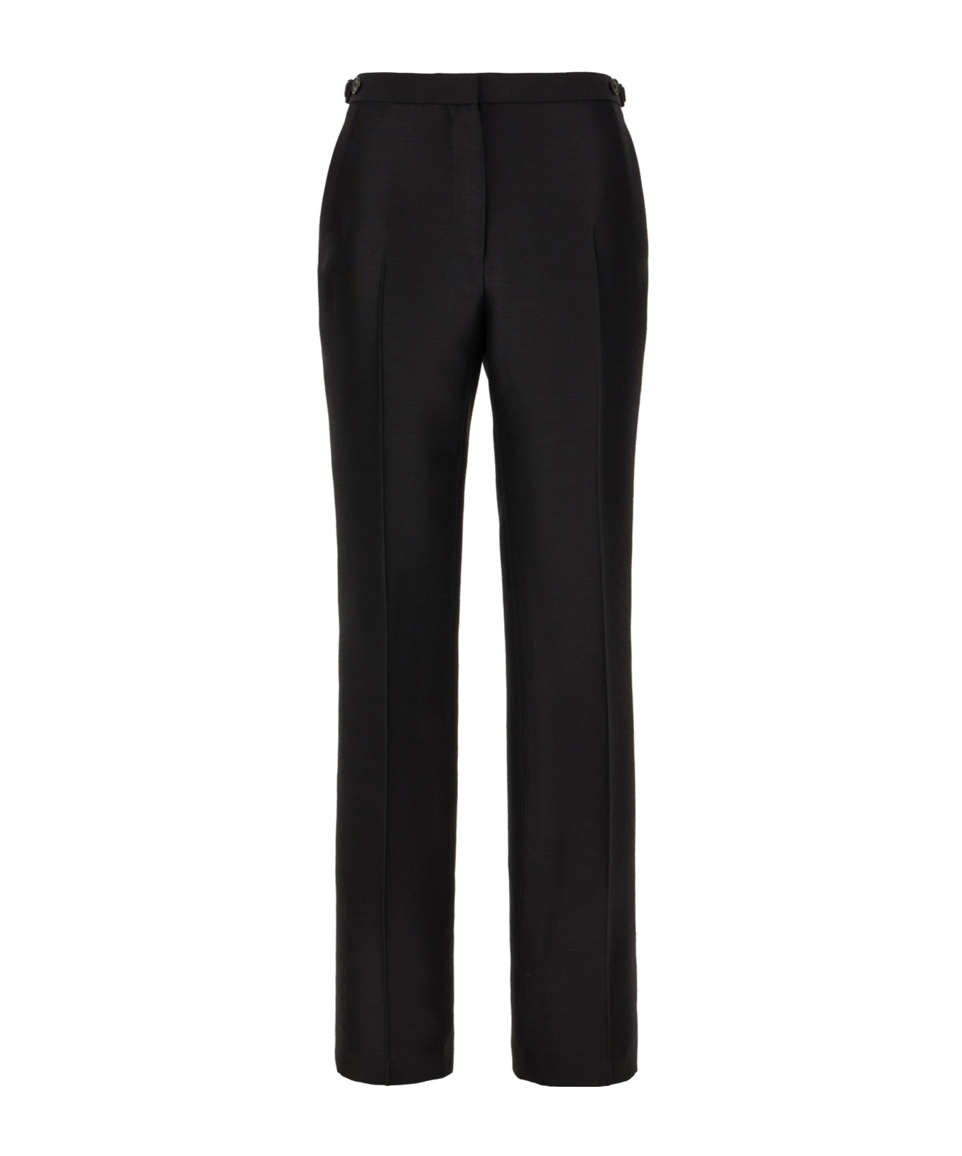 The Row Trousers Wool Blend Belt Loops In Black