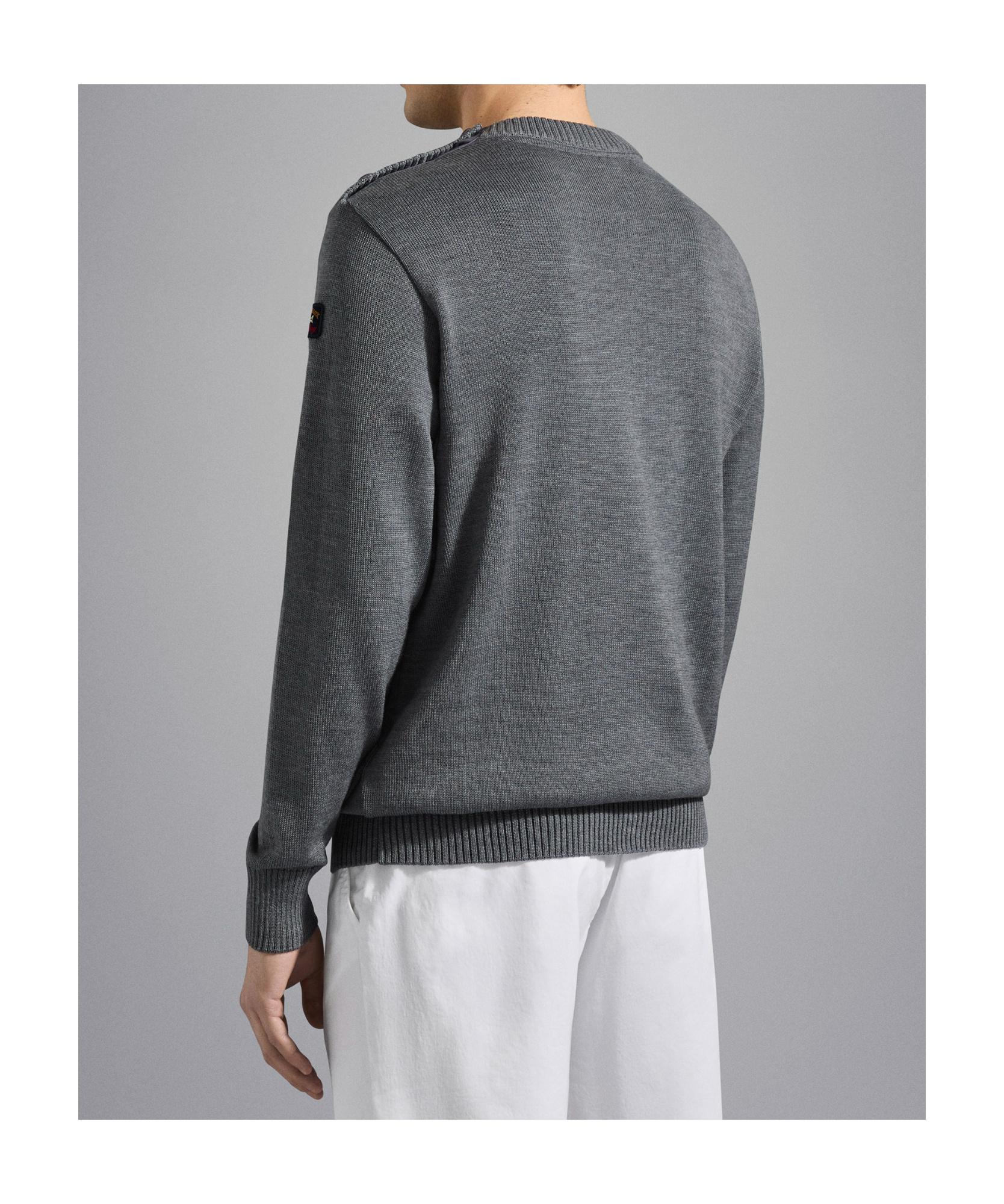 PAUL & SHARK LOGO-PATCH SWEATSHIRT