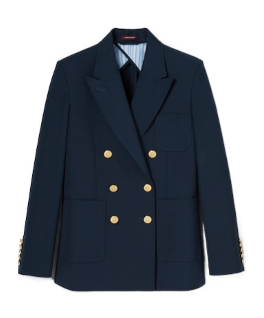 Gucci Cotton Double-breasted Blazer In Black