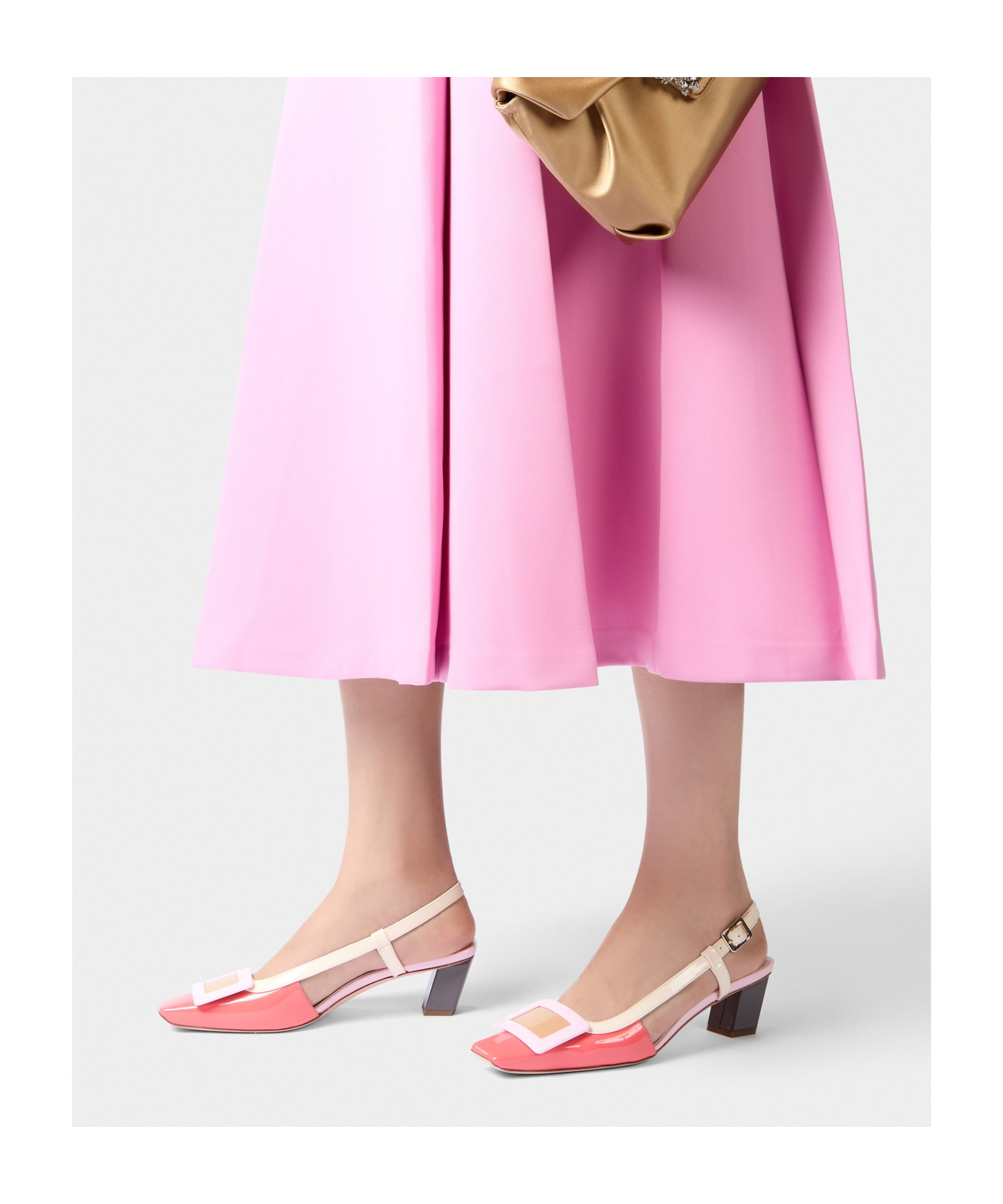 Roger Vivier Belle Vivier High-heeled Sandals In Multicolor