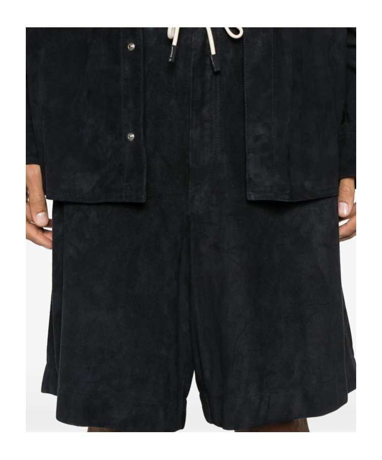 Emporio Armani Drawstring Shorts In Black