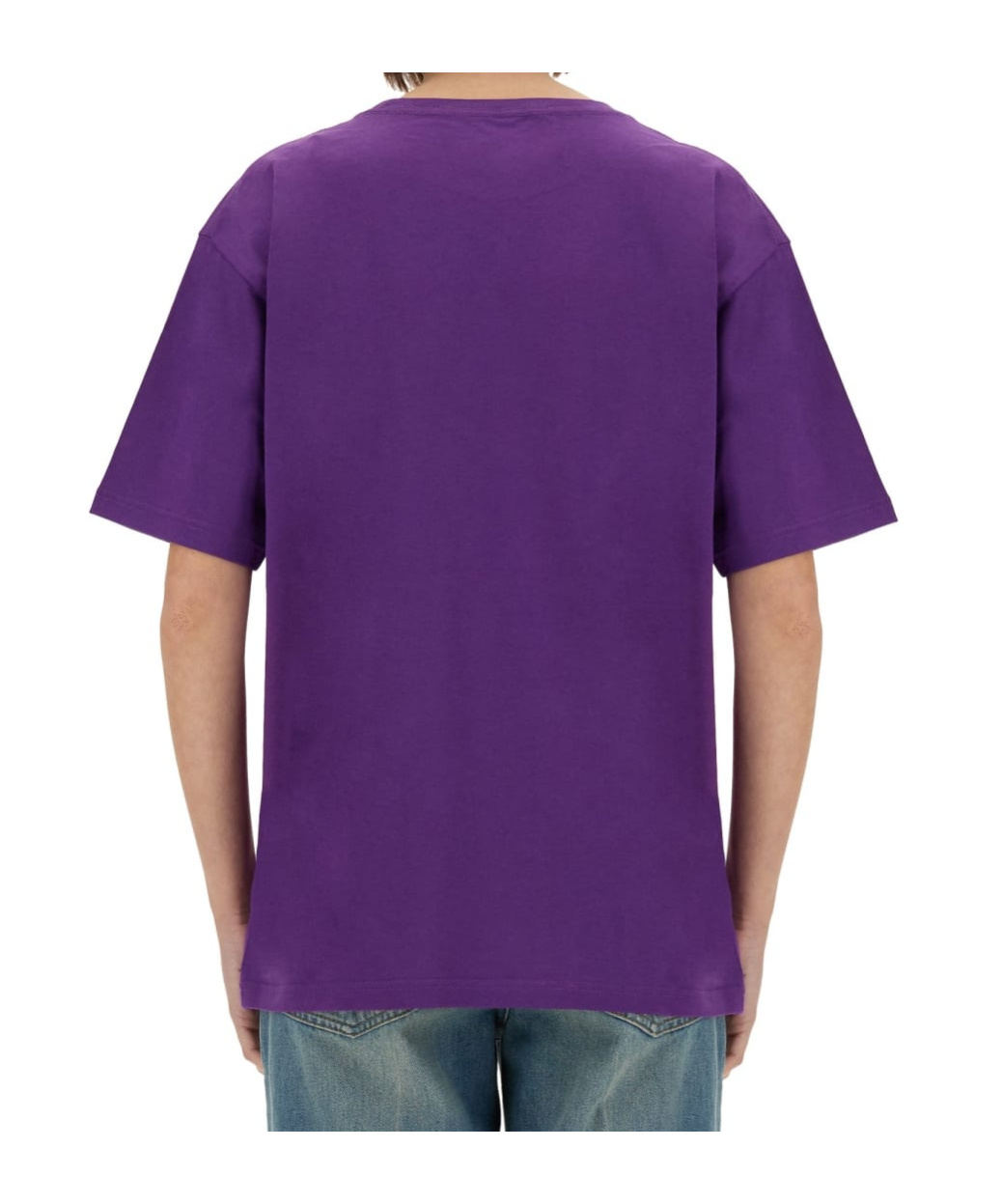 Shop Valentino Chez-print T-shirt In Purple