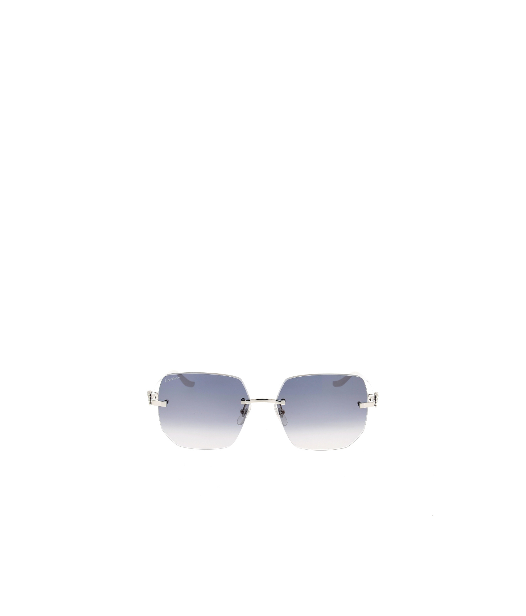 Cartier Rectangular Sunglasses In White