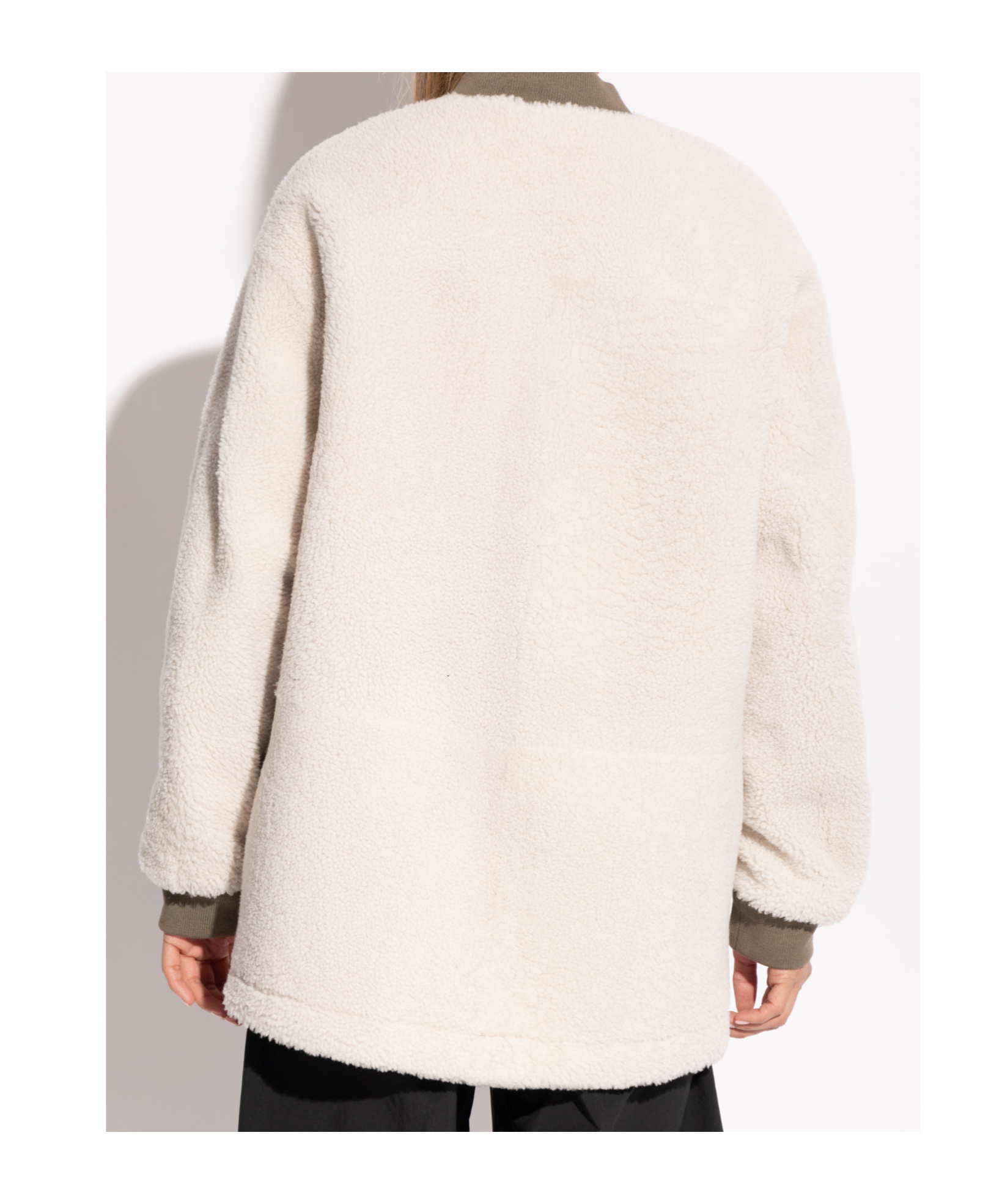 Shop Yves Salomon Reversible Coat In Brown