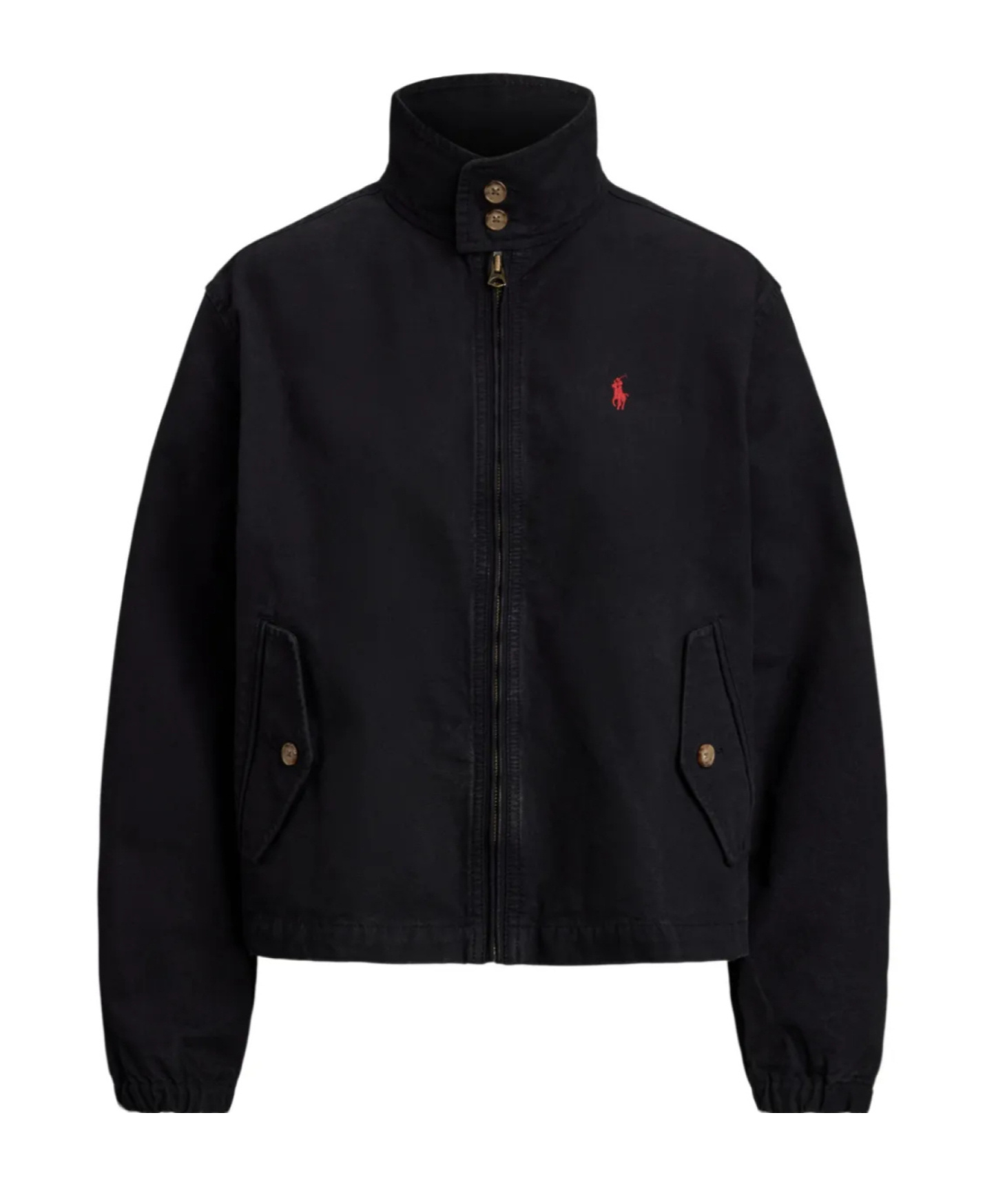 Polo Ralph Lauren Cotton Canvas Jacket In Black