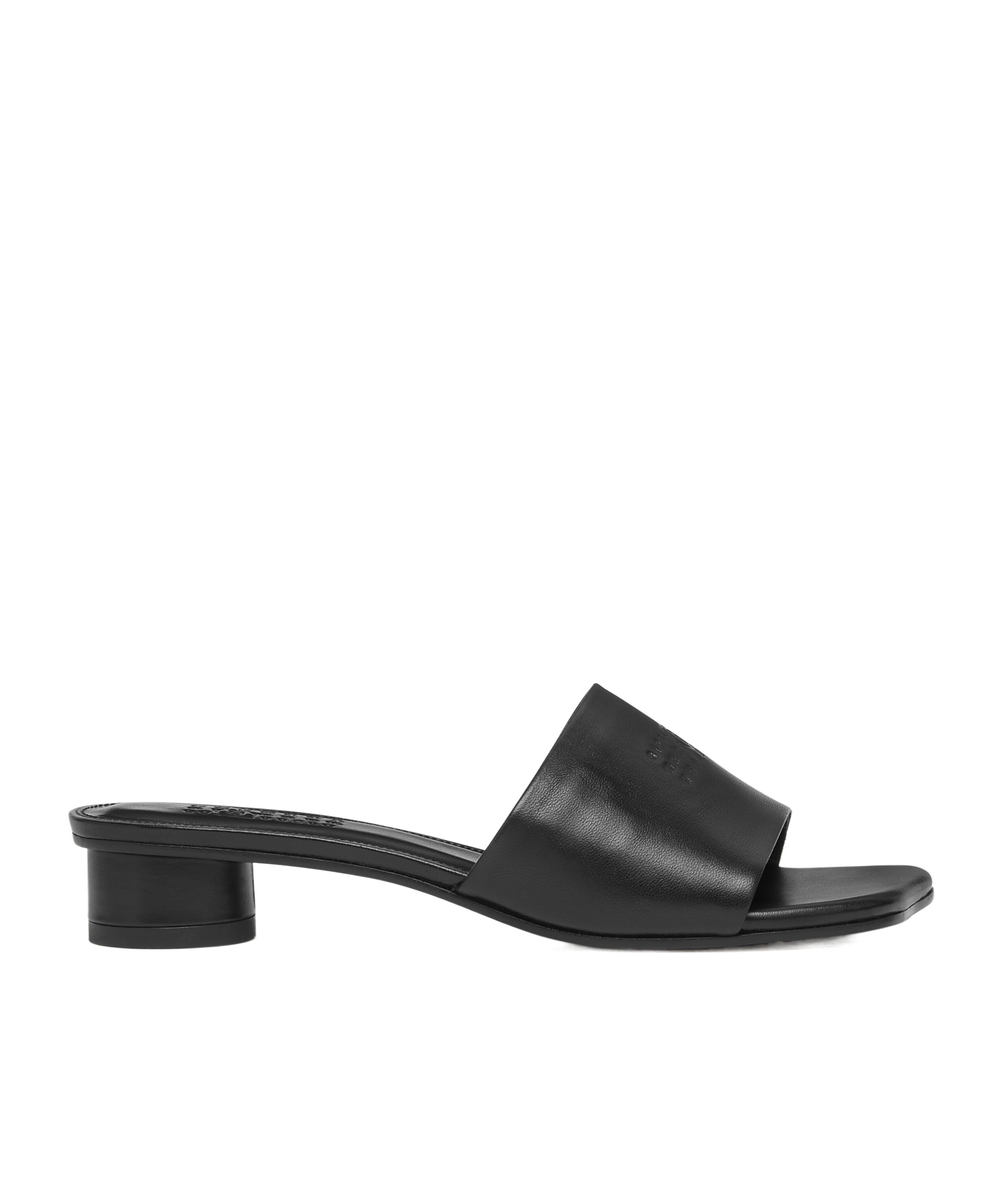 Shop Mm6 Maison Margiela Anatomic Sandals In Black