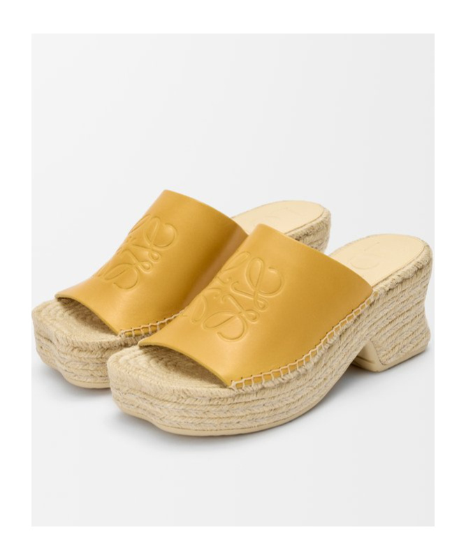 Loewe X Paula's Ibiza Petal Espadrille Mules 80