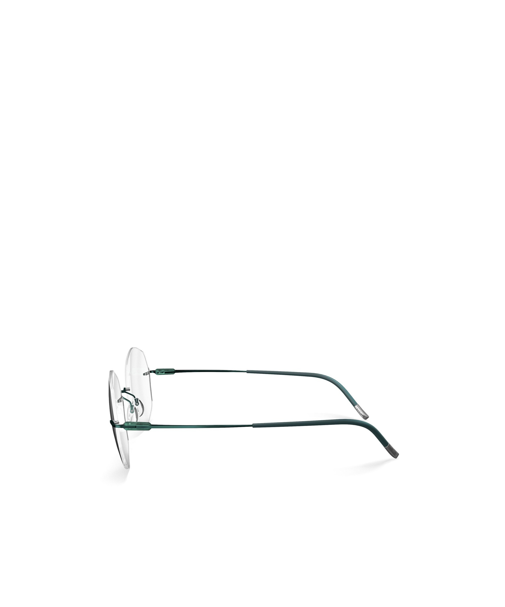Silhouette Frameless Flat Mirror In White