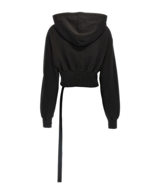 Rick Owens Drkshdw Tatlin Hoodie In Black