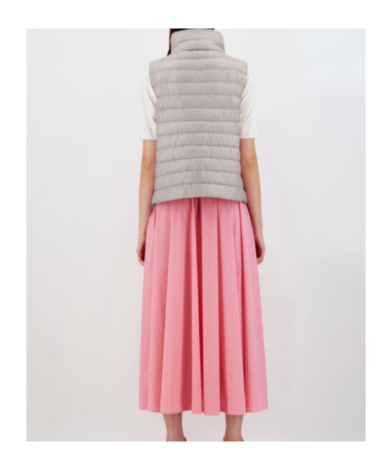 Herno Reversible Sleeveless Jacket In Nylon Ultralight In Gray