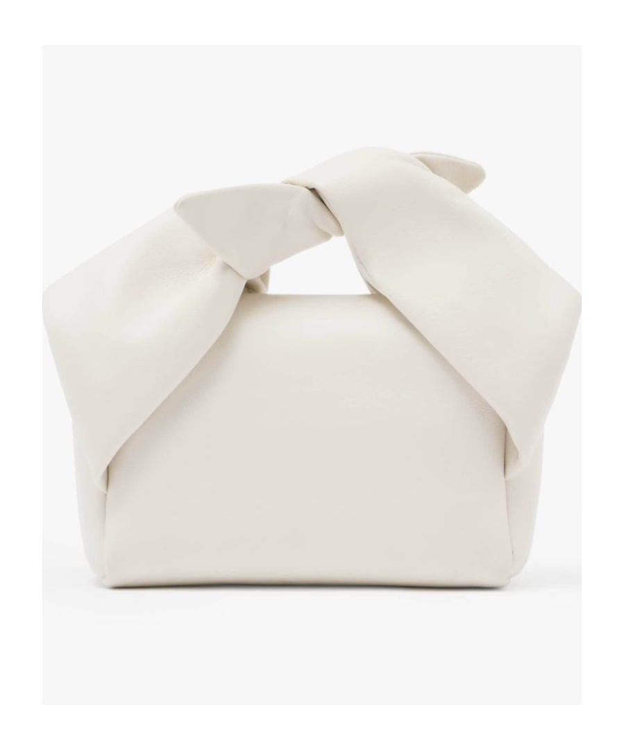 Jw Anderson Twister Mini Crossbody Bag In White