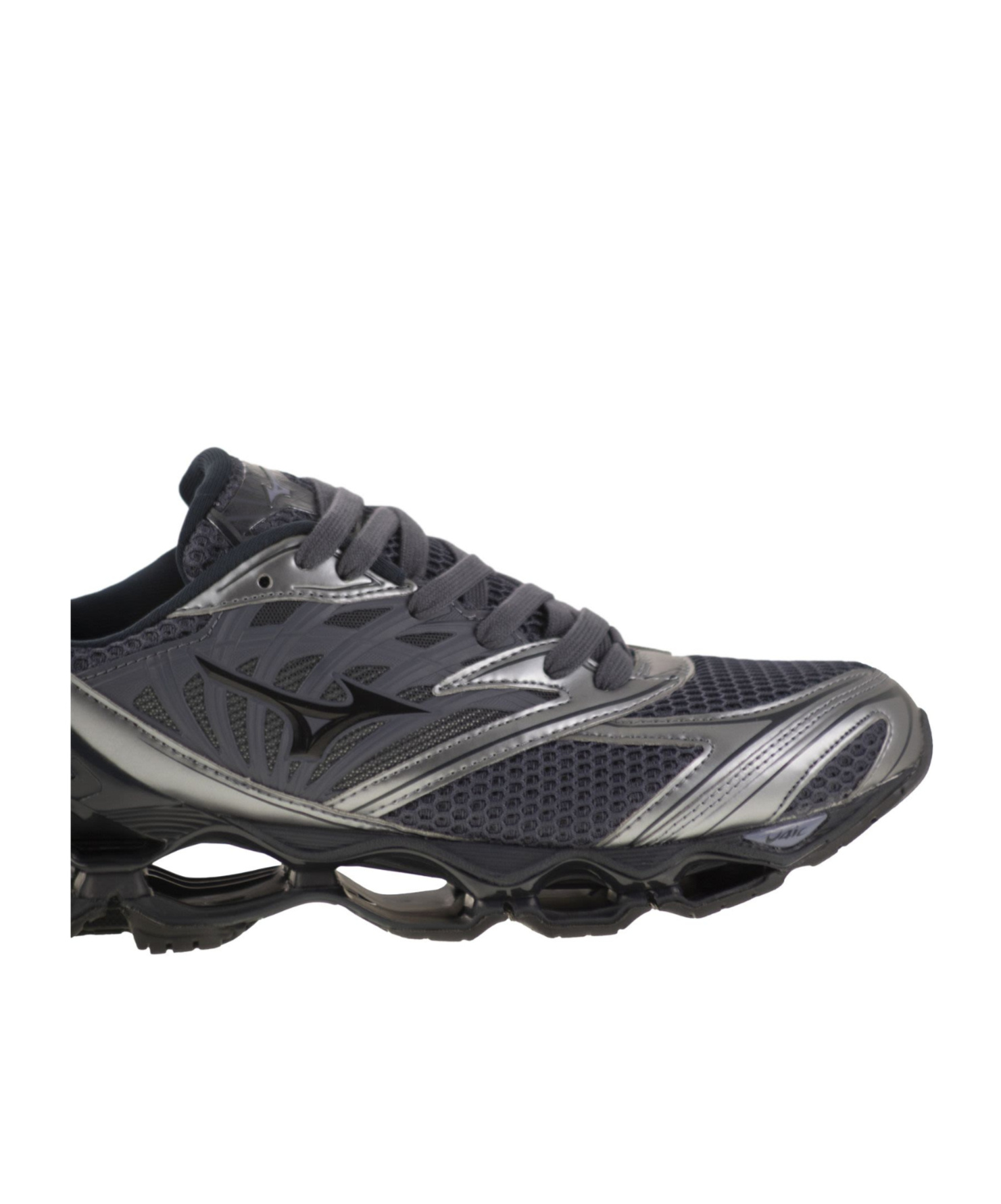 Mizuno Wave Print Sneakers With Advanced Technology In Black
