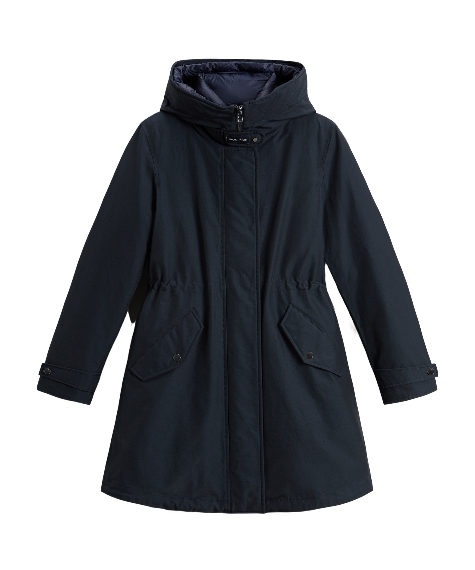 Woolrich Ramar Cloth Three-in-one Parker Coat In Black