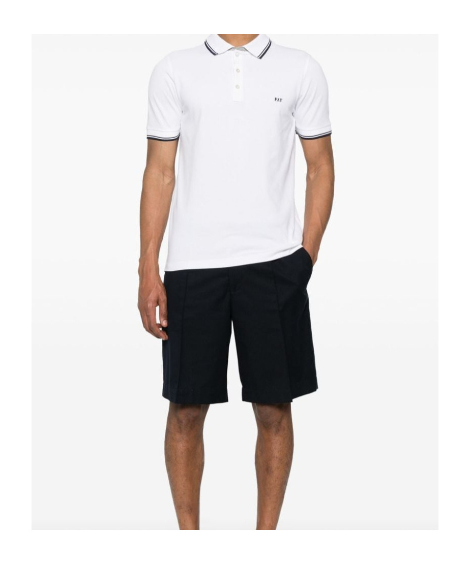 Fay T-shirts And Polos White In White