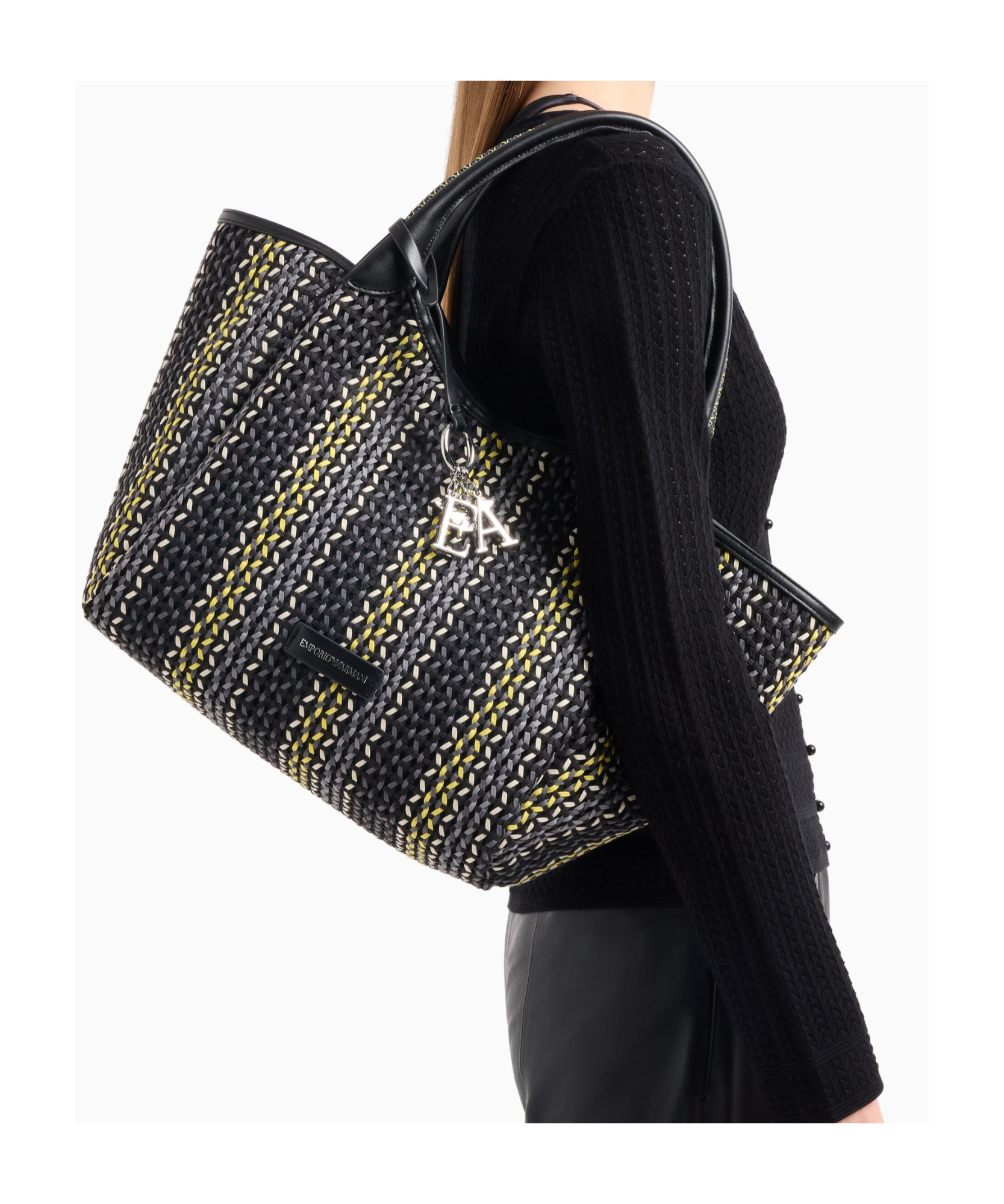 Emporio Armani Geometric-pattern Tote Bag