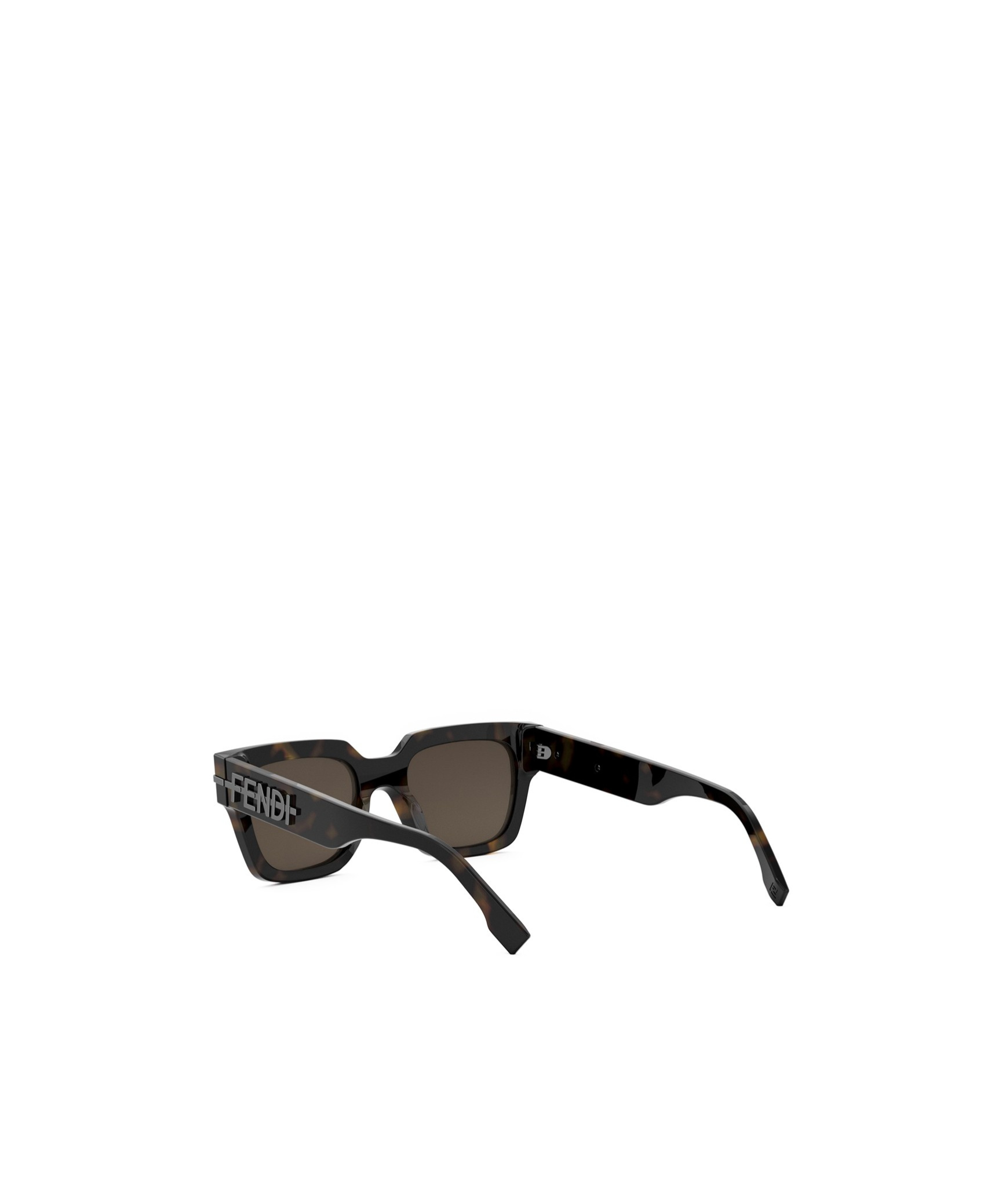 Fendi Geometric Sunglasses In Green