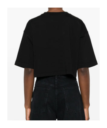 Aspesi Logo-print T-shirt In Black