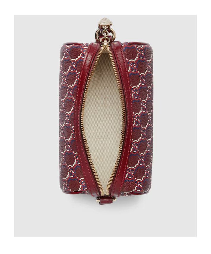 Gucci Gg Mini Shoulder Bag In Red