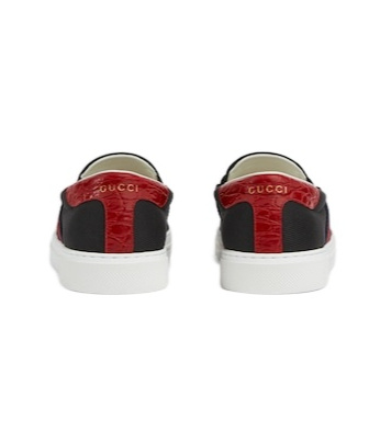 Gucci Men's Ace Slip-on Sneaker In Black