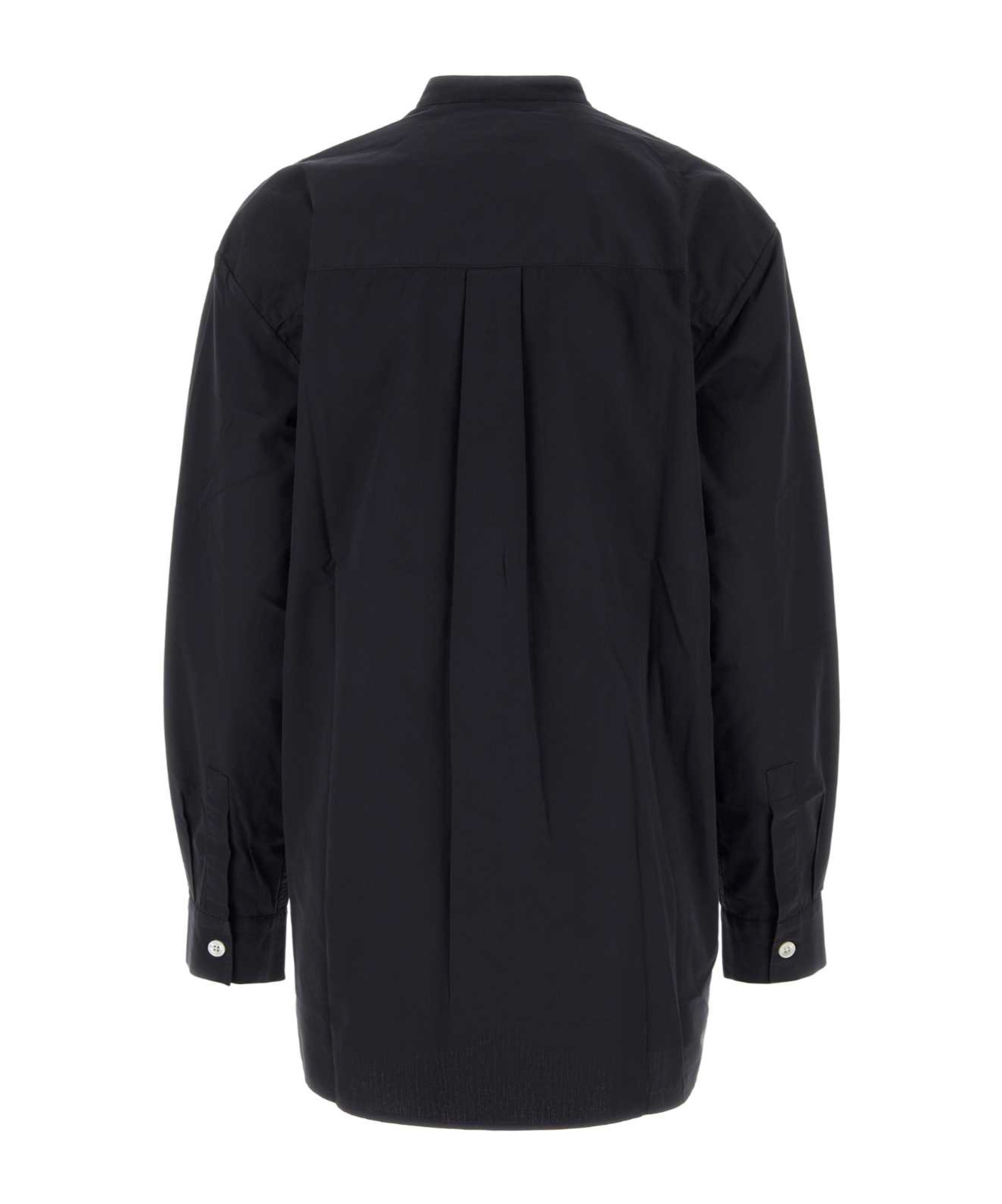 Tekla Navy Birkenstock Edition Pyjama Shirt In Black