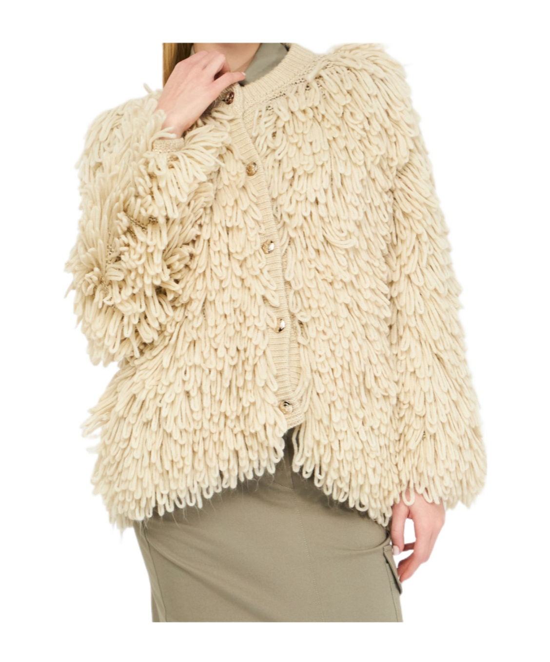 Liu •jo Wool Casual Jacket In Multi