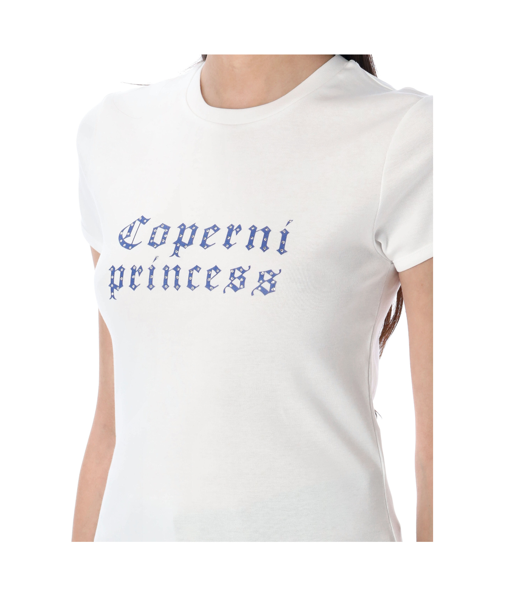 Coperni X Disney T-shirt Princess Aus Baumwoll-jersey In White