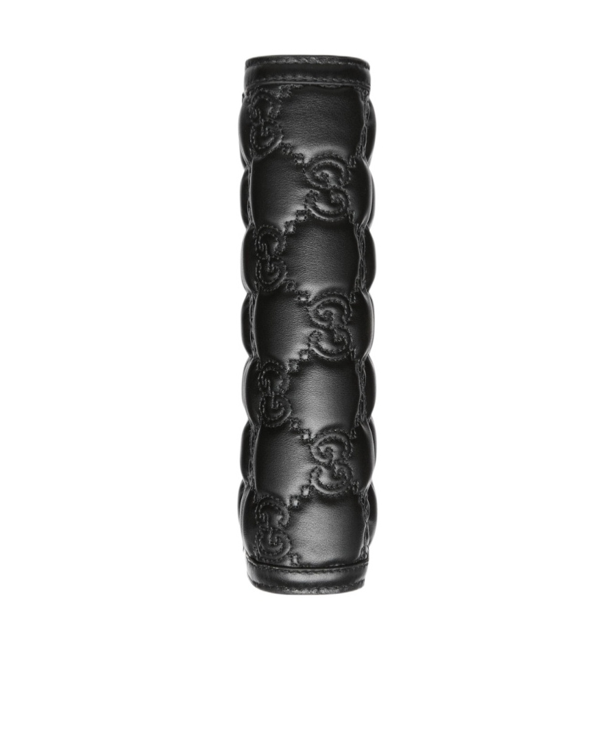 Gucci Gg Matelassé Chain-strap Wallet In Black