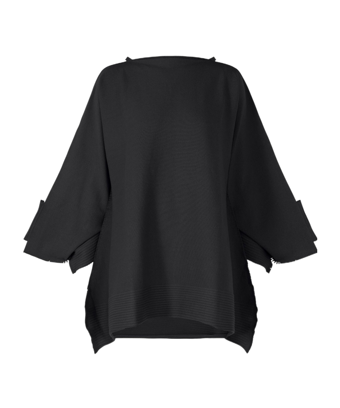 Shop Issey Miyake Square Rib Ap Sweater In Black