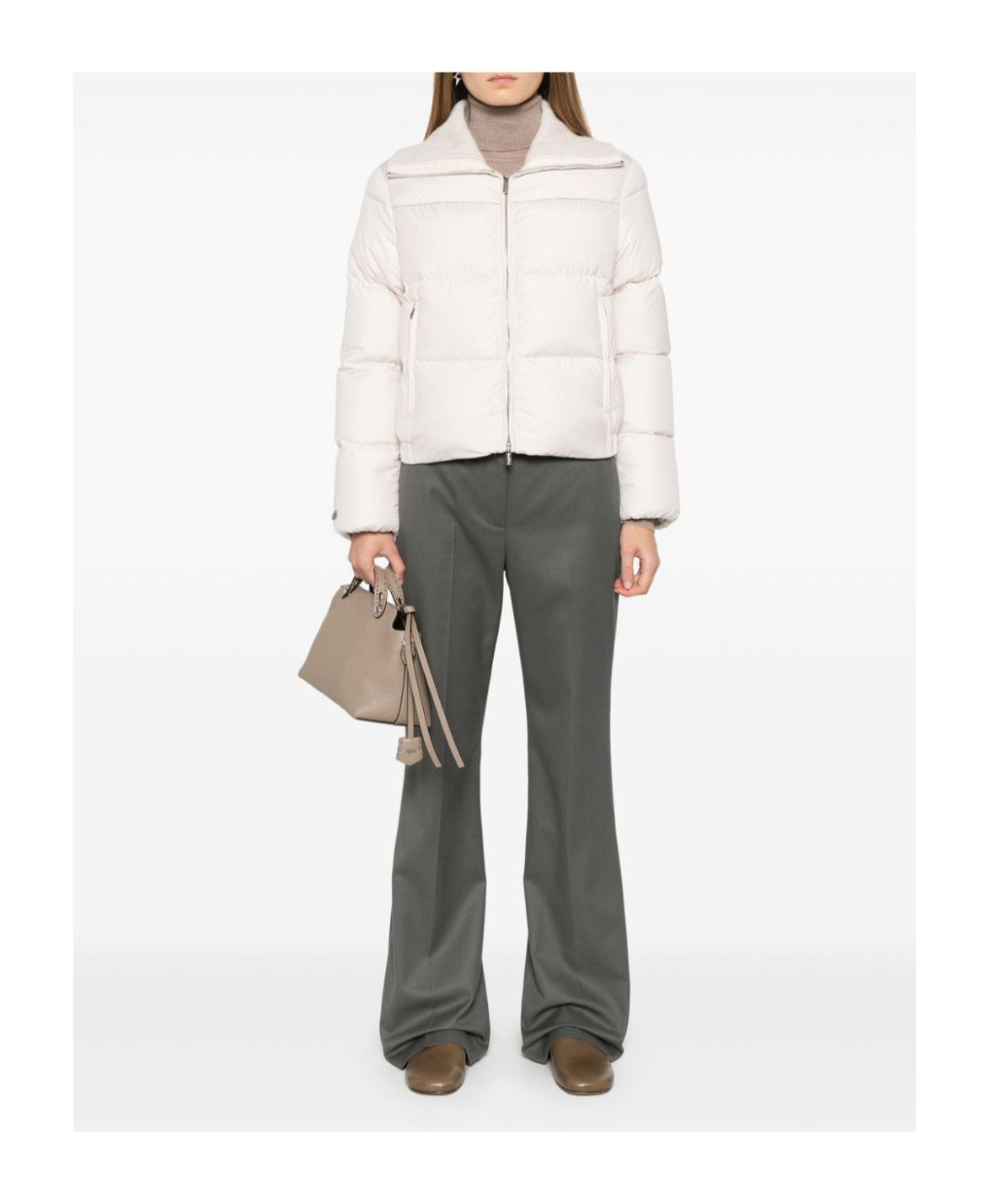 Peserico Padded Jacket In White