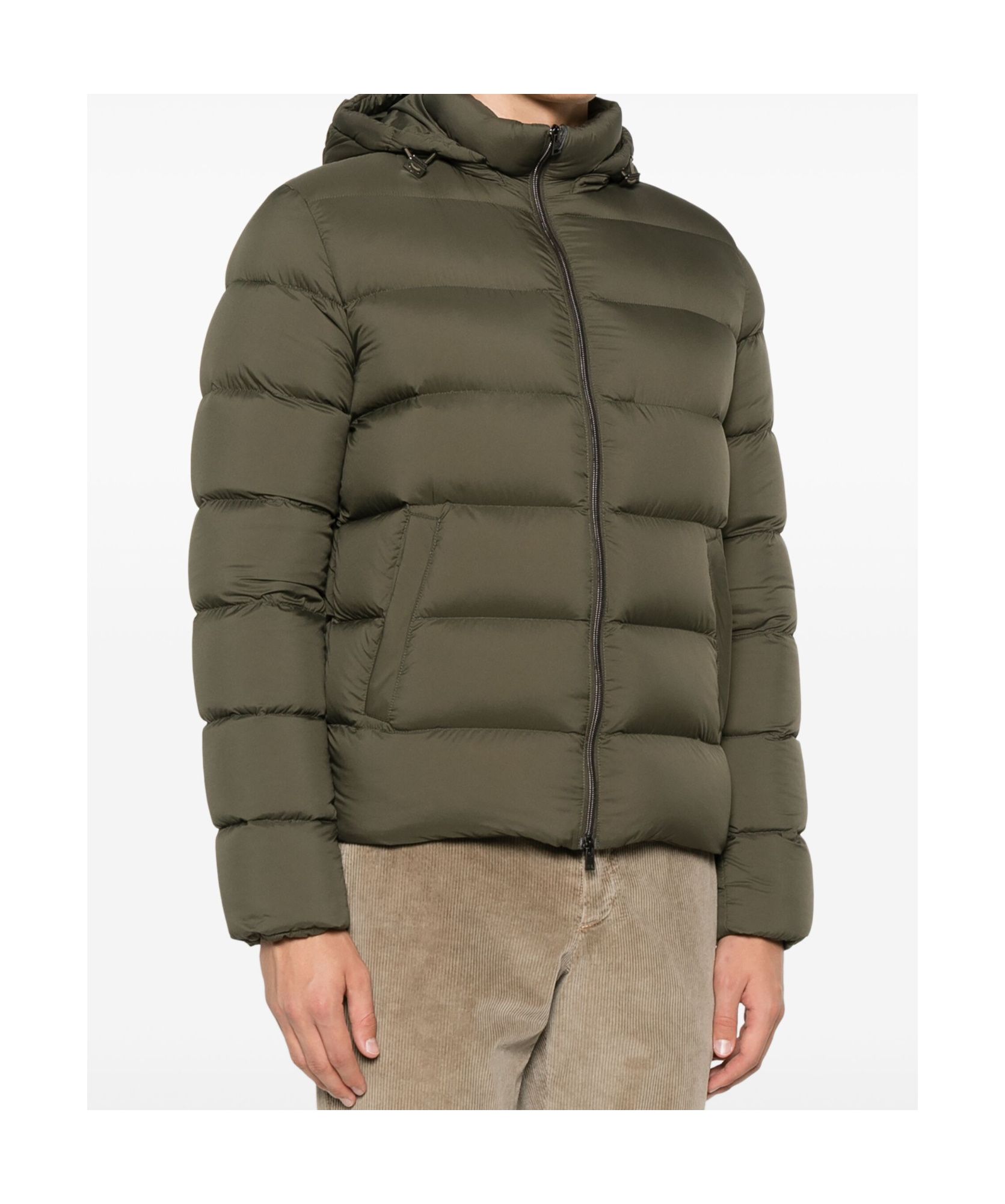 HERNO DETACHABLE-HOOD JACKET