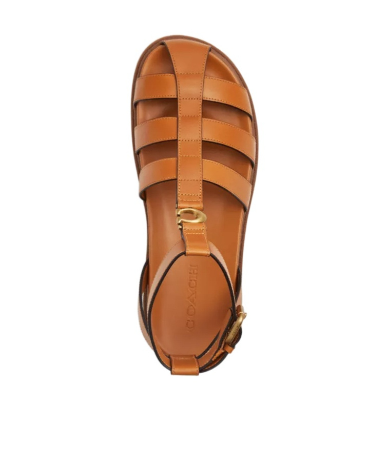 COACH SCULPTED C FISHERMAN SANDAL