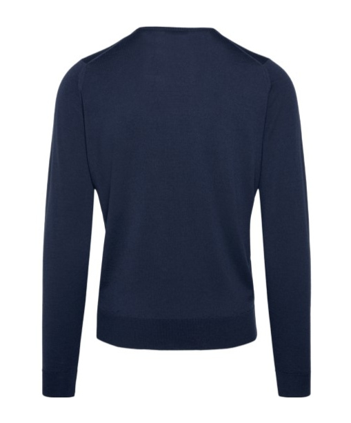 John Smedley Hatfield Knitted Sweater In Blue