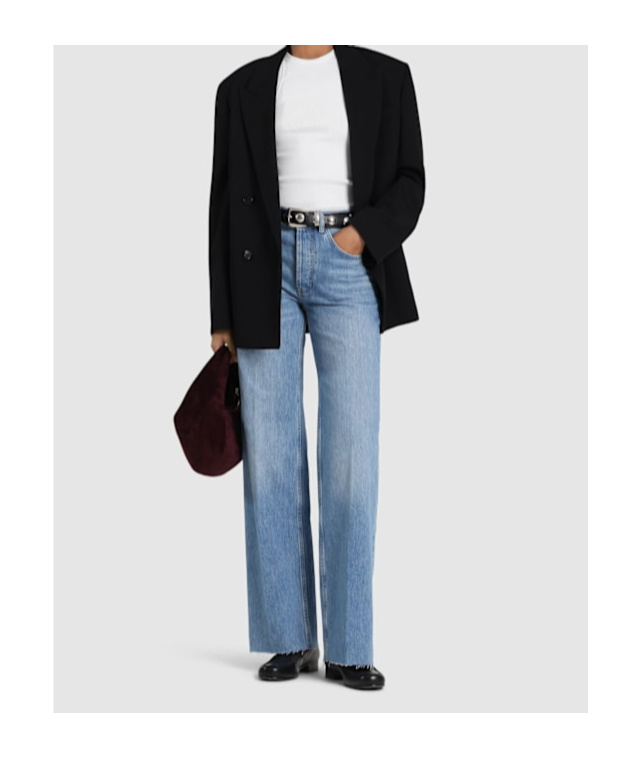 ANINE BING JEANS WITH BELT LOOPS