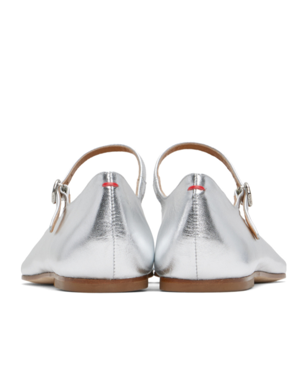 Aeyde Cleo Buckles Flats In White