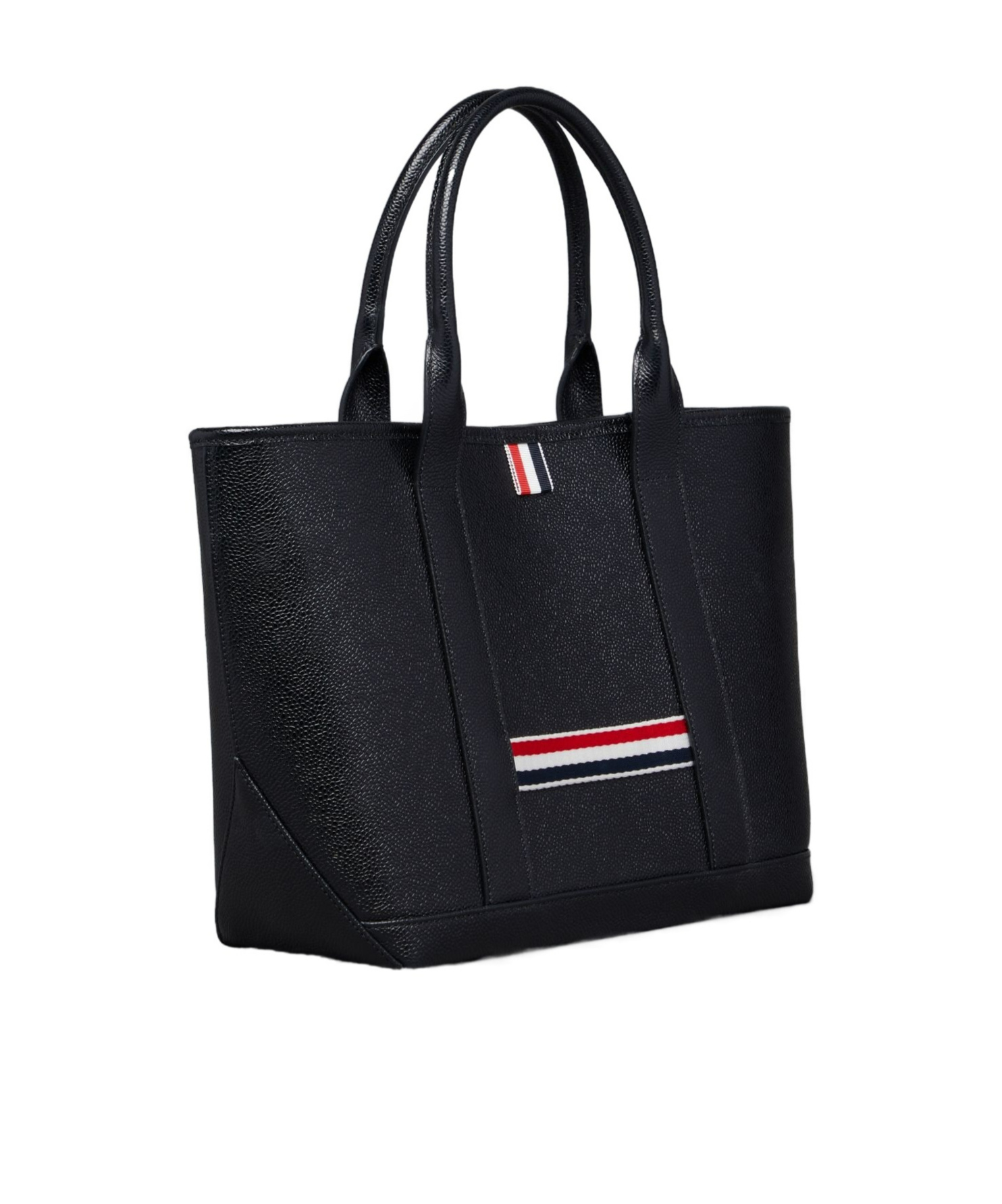 THOM BROWNE SMALL TOOL LEATHER TOTE BAG 