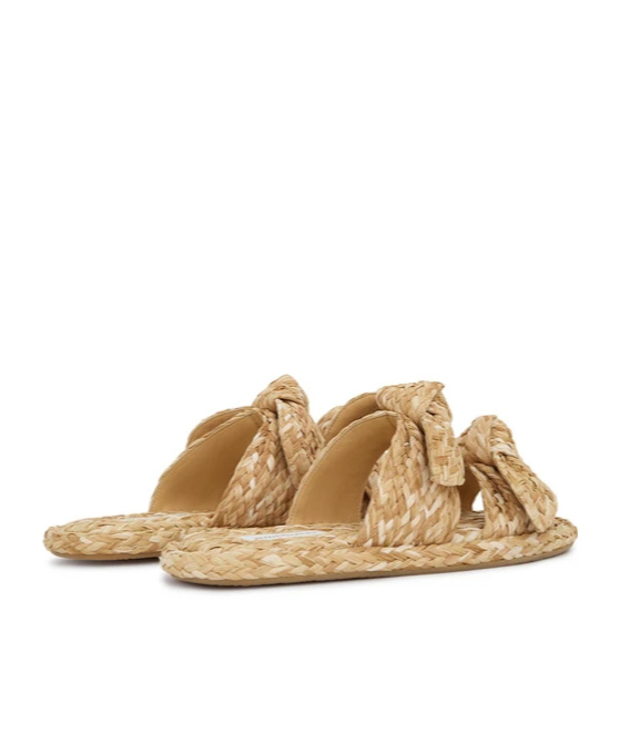 Zimmermann Carousel Flat Sandals Open Toe Braid In Brown