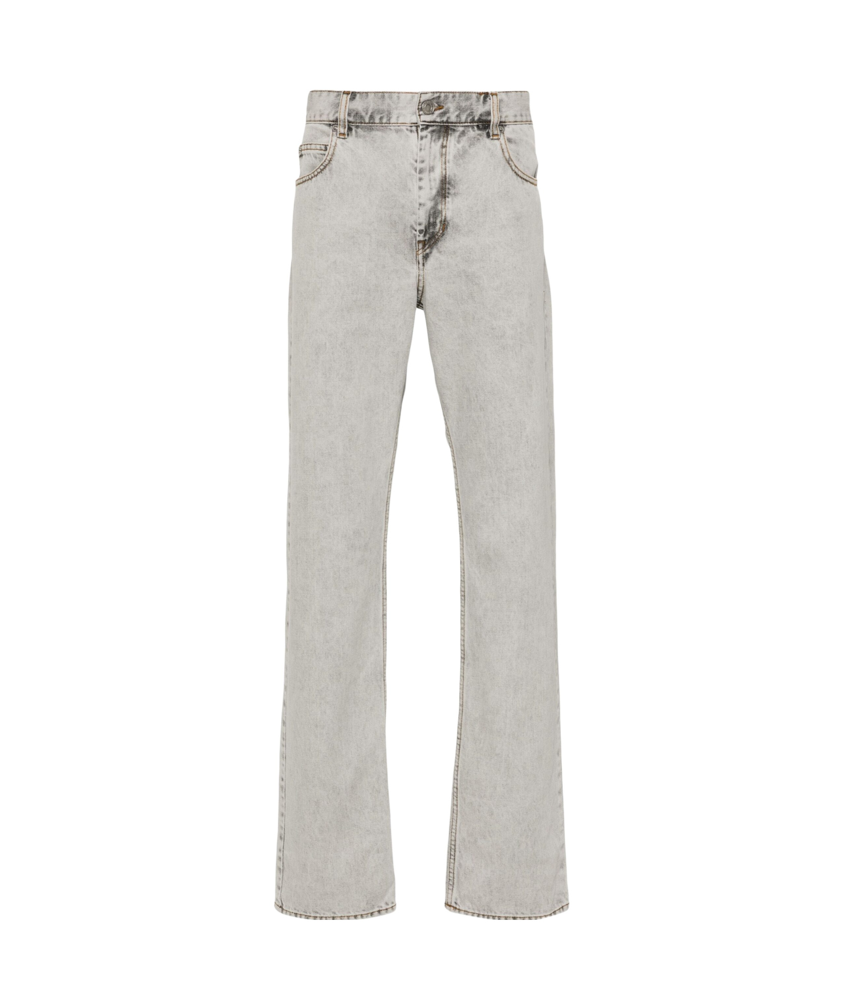 Isabel Marant Belt-loop Jeans In Gray