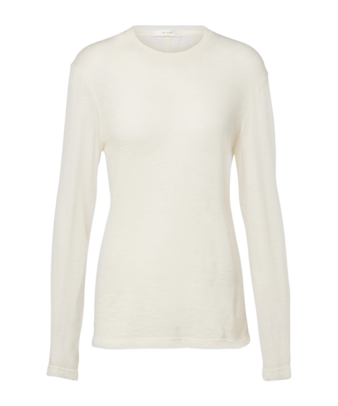 The Row Amia Cashmere Sweater In White