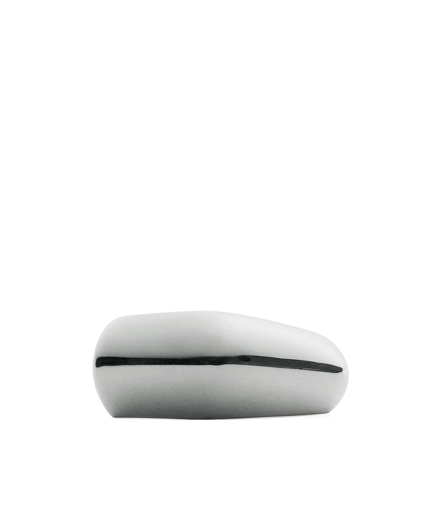 Bottega Veneta Kleiner Fin Ring In Silver