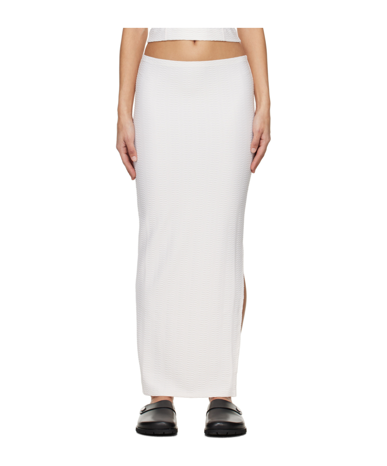 Apc Salome Split Skirt In White