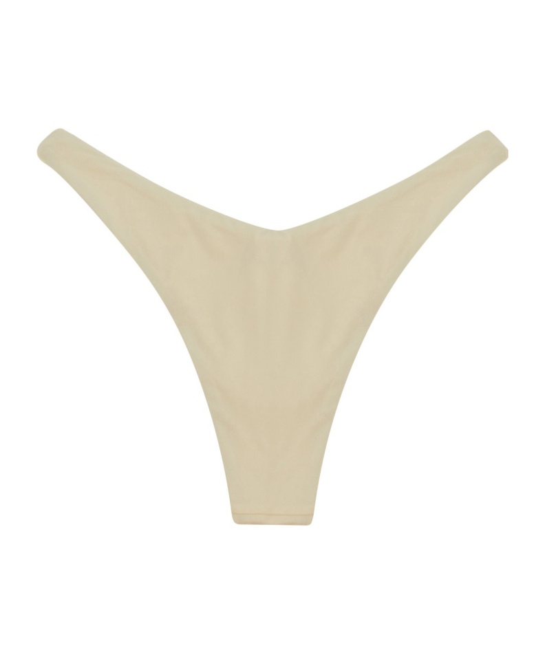 La Reveche Triangle Bikini Bottoms In Nude