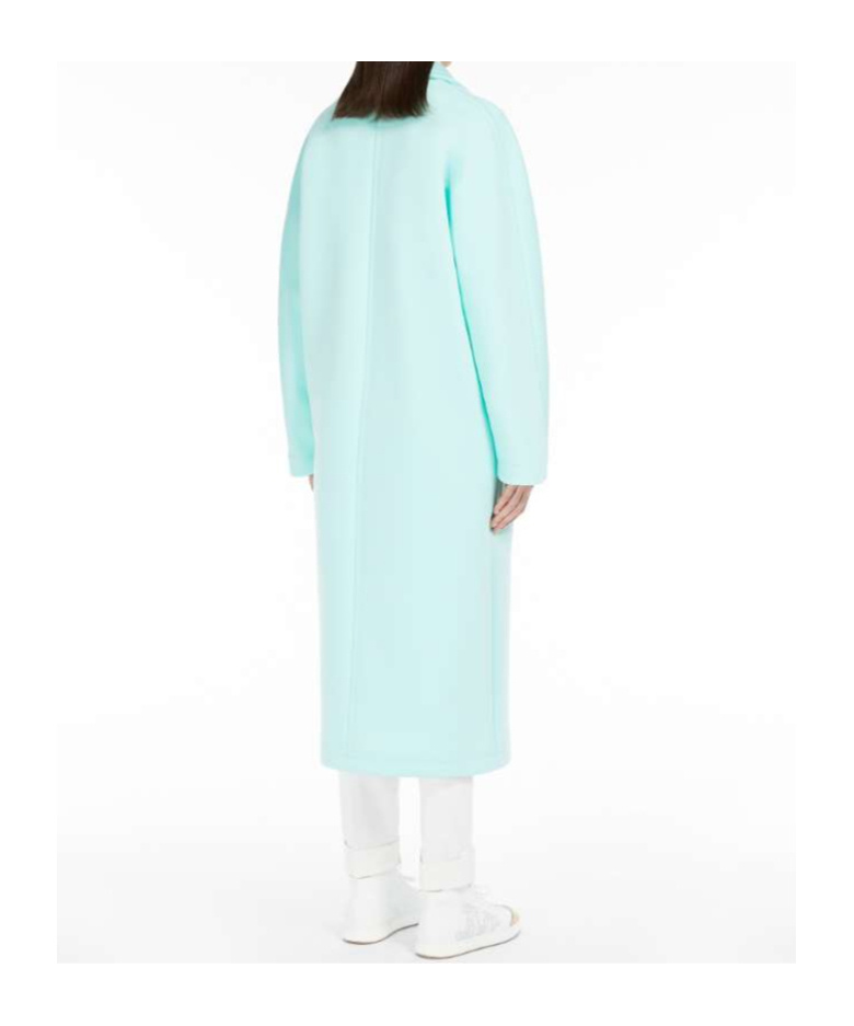 Max Mara Double-breasted Coat In Blue
