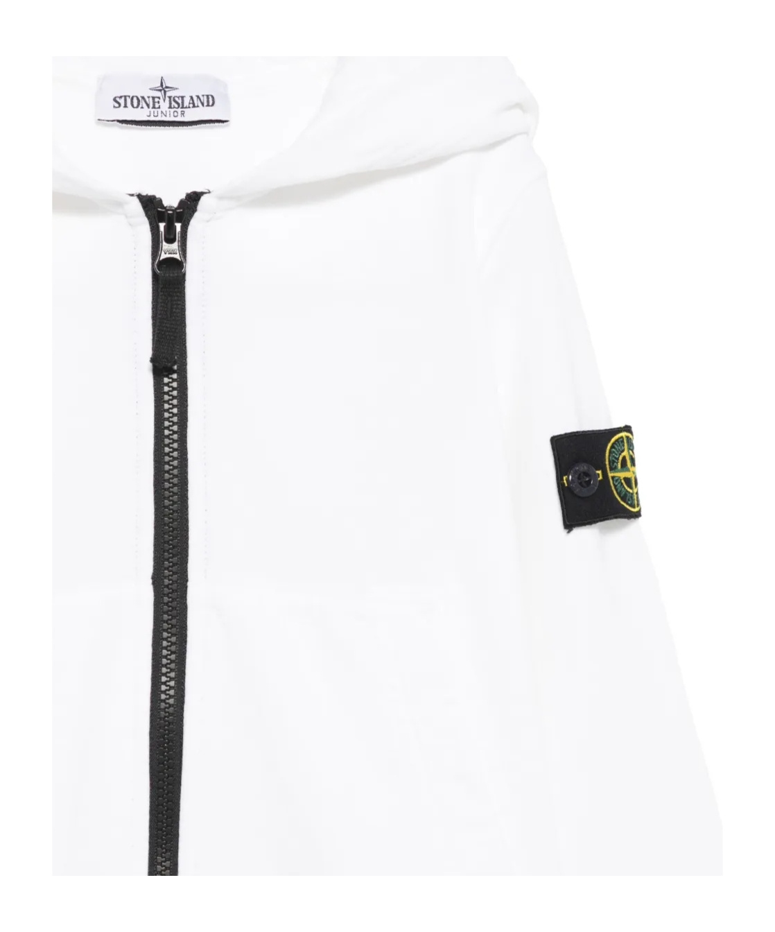 Stone Island Hooded Sweatshirt In White