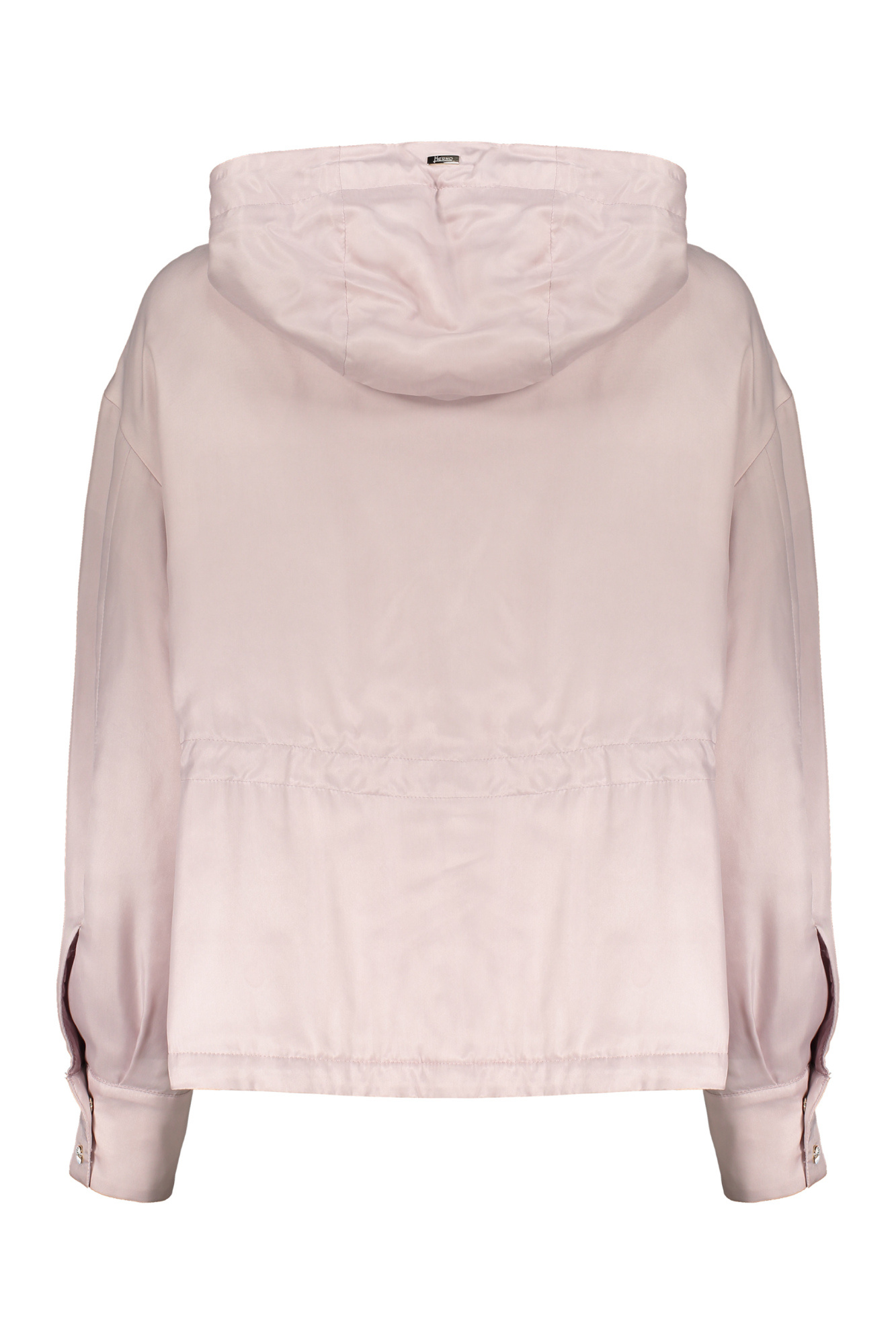 Herno Lightweight Pink Jacket With Hood In Pink
