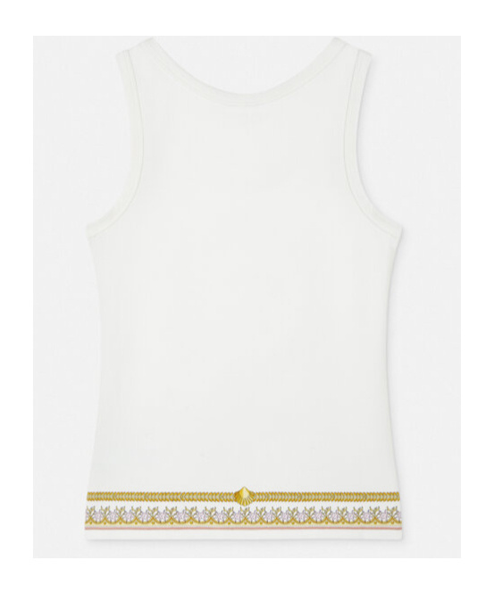 Versace Underwater Barocco Fitted Tank Top
