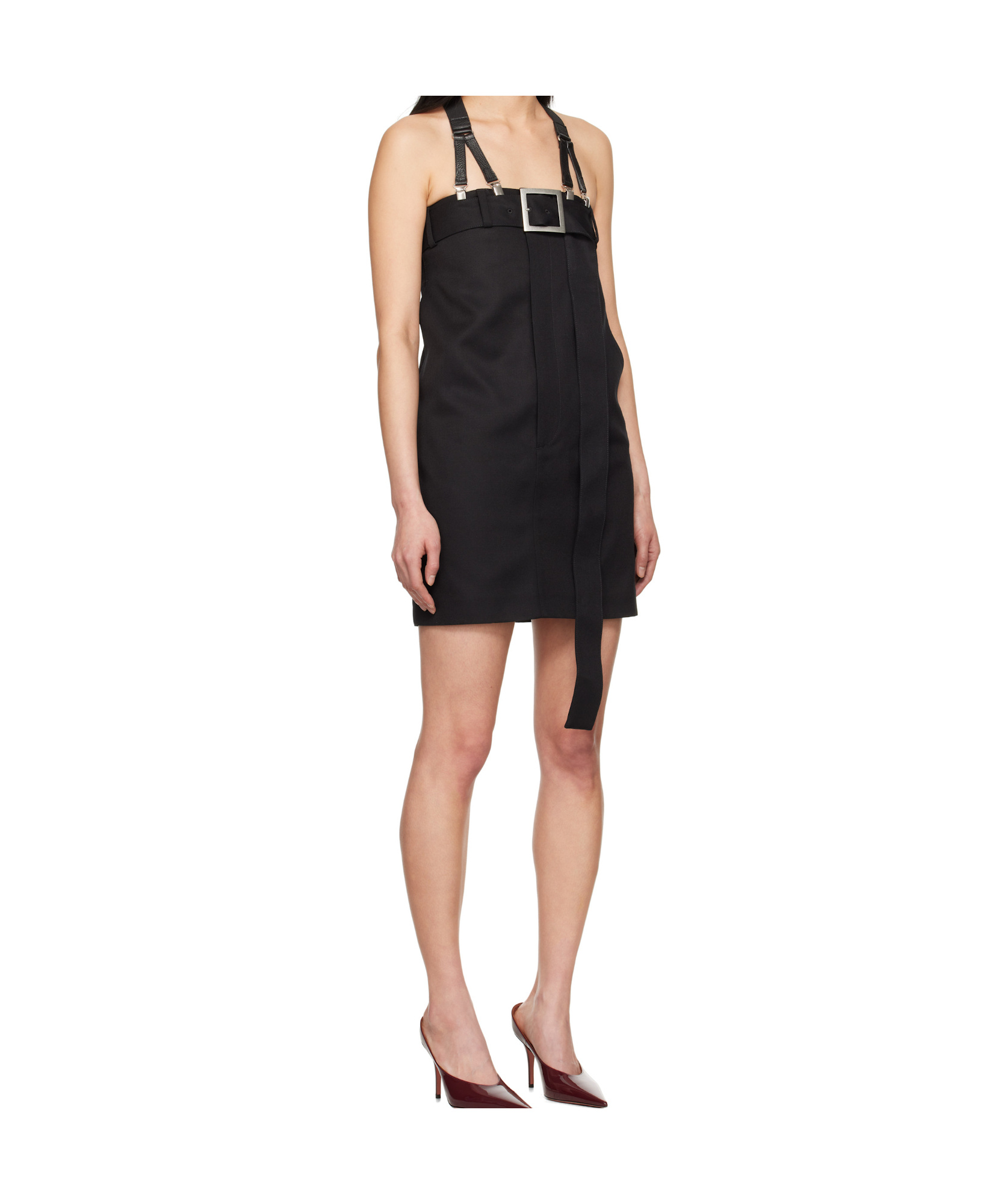 Jean Paul Gaultier Sleeveless Dress In Black