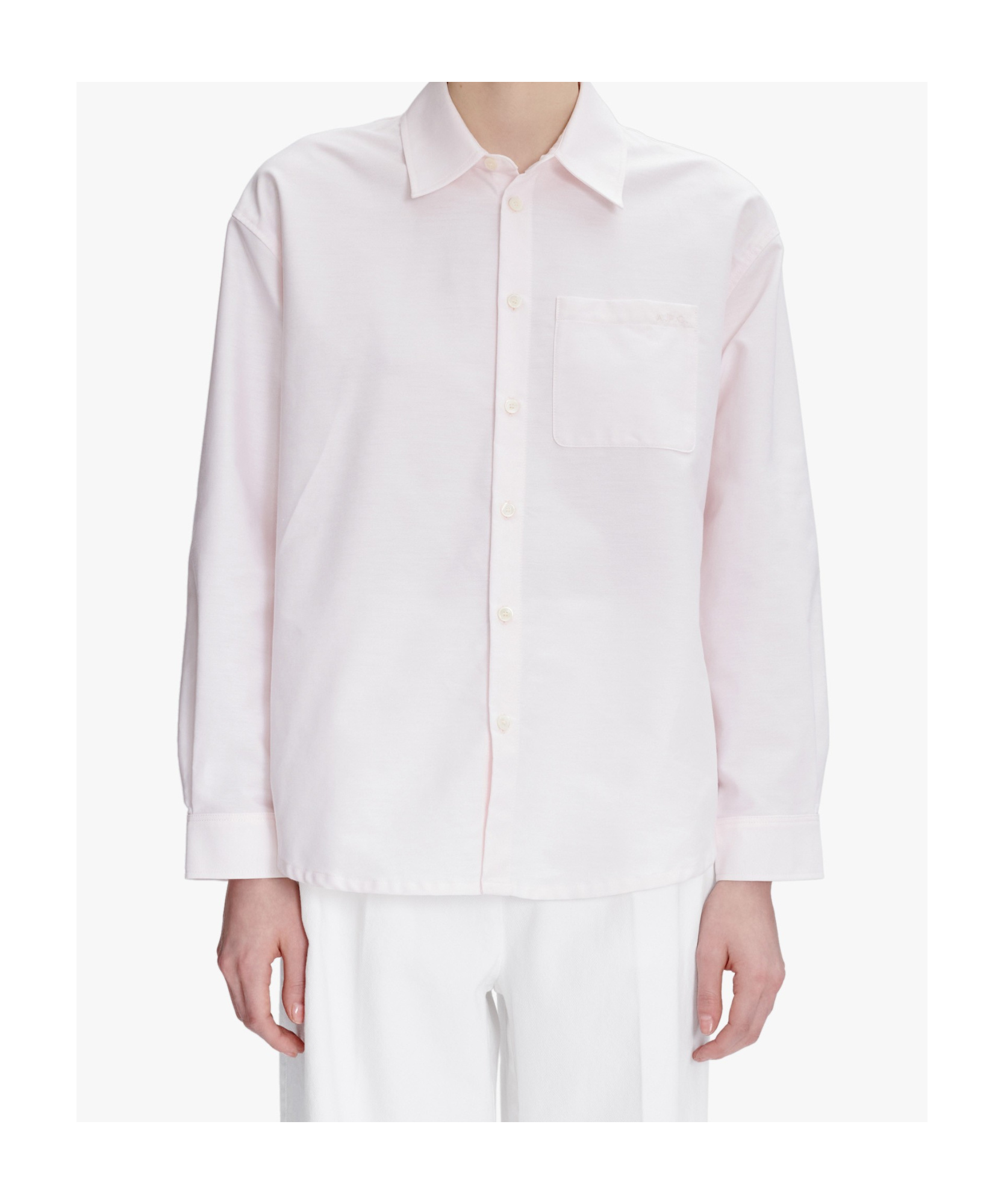 Apc Chemise Boyfriend Brodee A.p.c. In White
