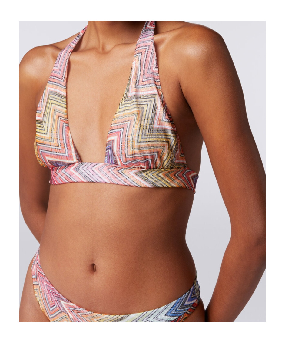 Missoni Patterned Bikini Set In Nude